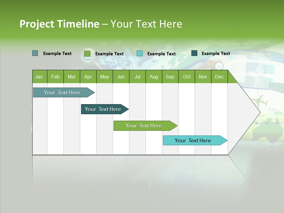 Data Surfing White PowerPoint Template