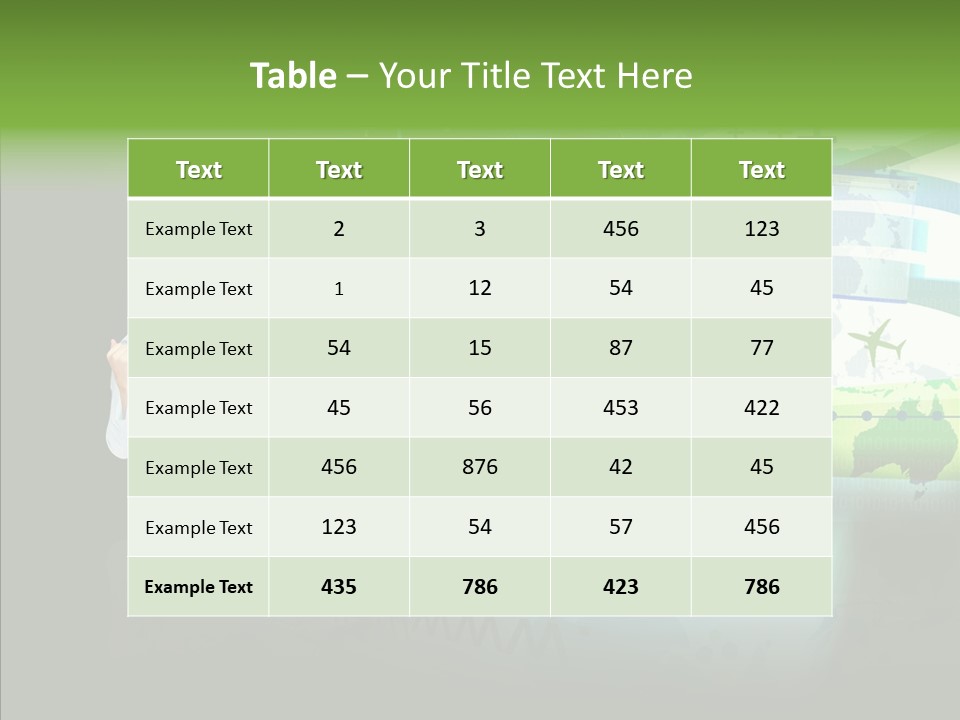 Data Surfing White PowerPoint Template