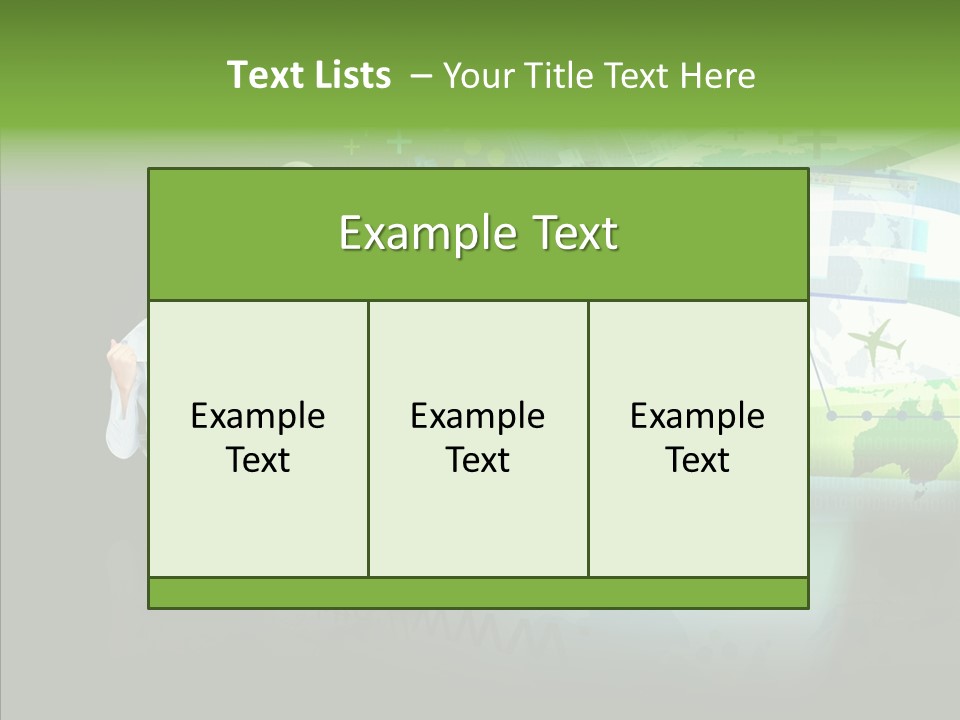 Data Surfing White PowerPoint Template