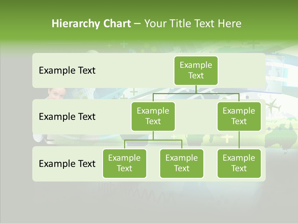 Data Surfing White PowerPoint Template
