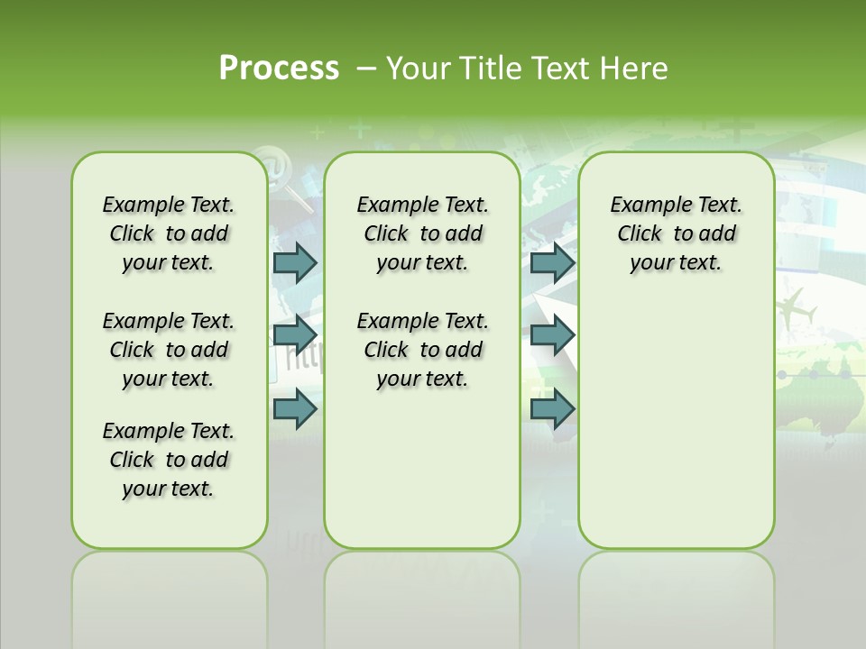 Data Surfing White PowerPoint Template