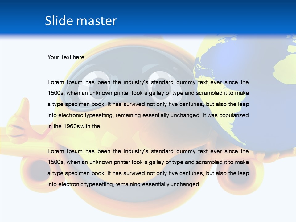 Wing Tourism Illustration PowerPoint Template