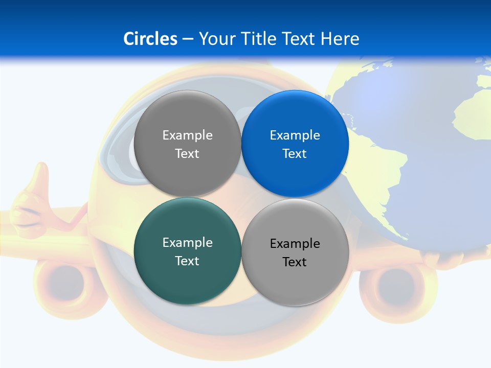 Wing Tourism Illustration PowerPoint Template