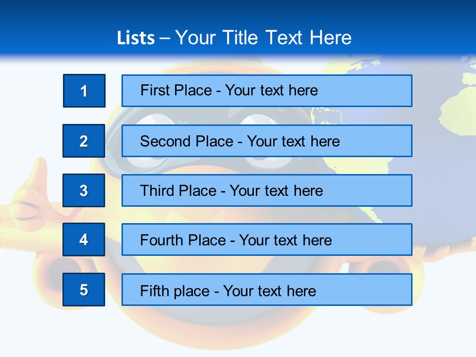 Wing Tourism Illustration PowerPoint Template