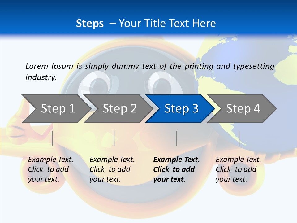 Wing Tourism Illustration PowerPoint Template