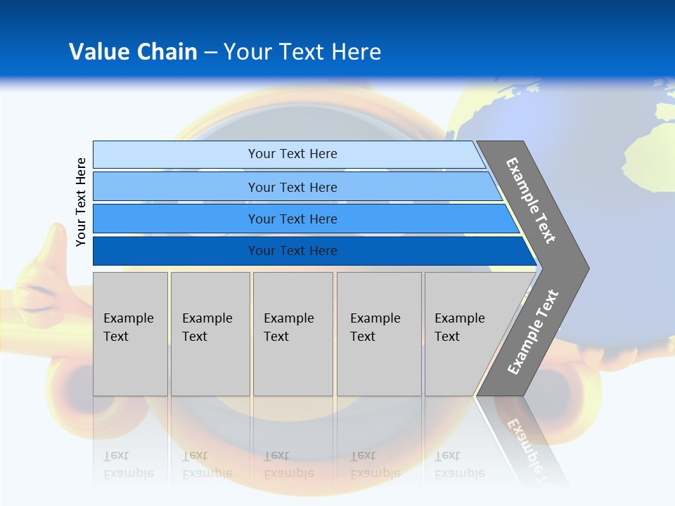 Wing Tourism Illustration PowerPoint Template