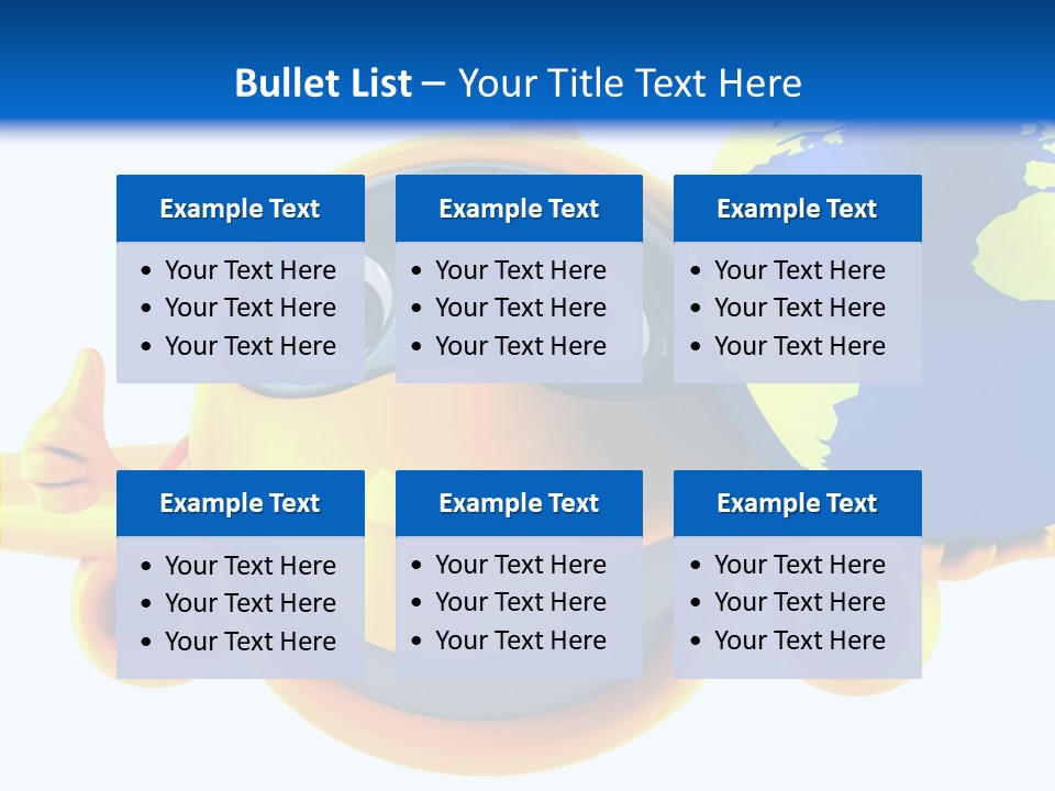 Wing Tourism Illustration PowerPoint Template
