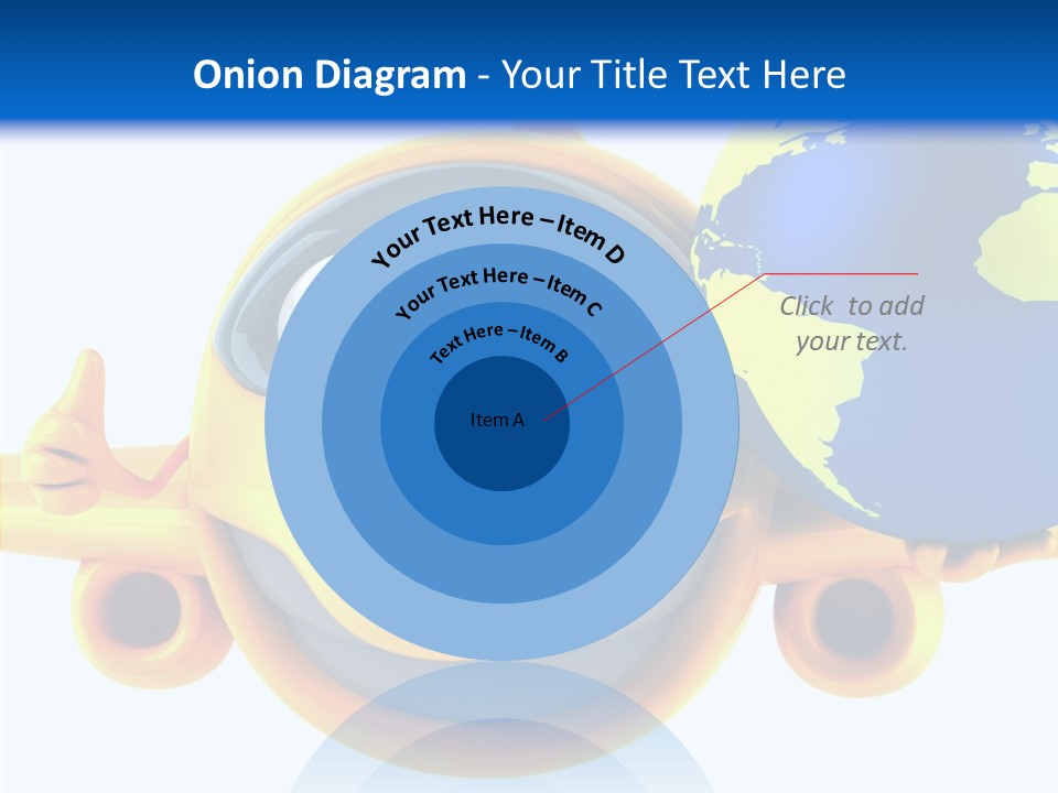 Wing Tourism Illustration PowerPoint Template