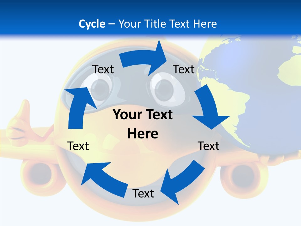 Wing Tourism Illustration PowerPoint Template