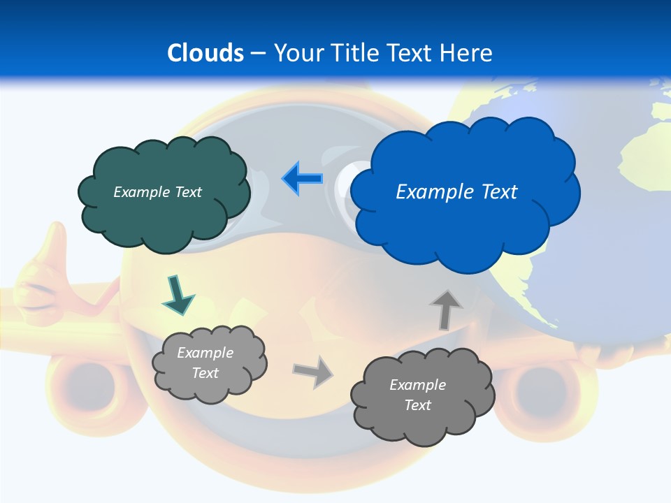 Wing Tourism Illustration PowerPoint Template