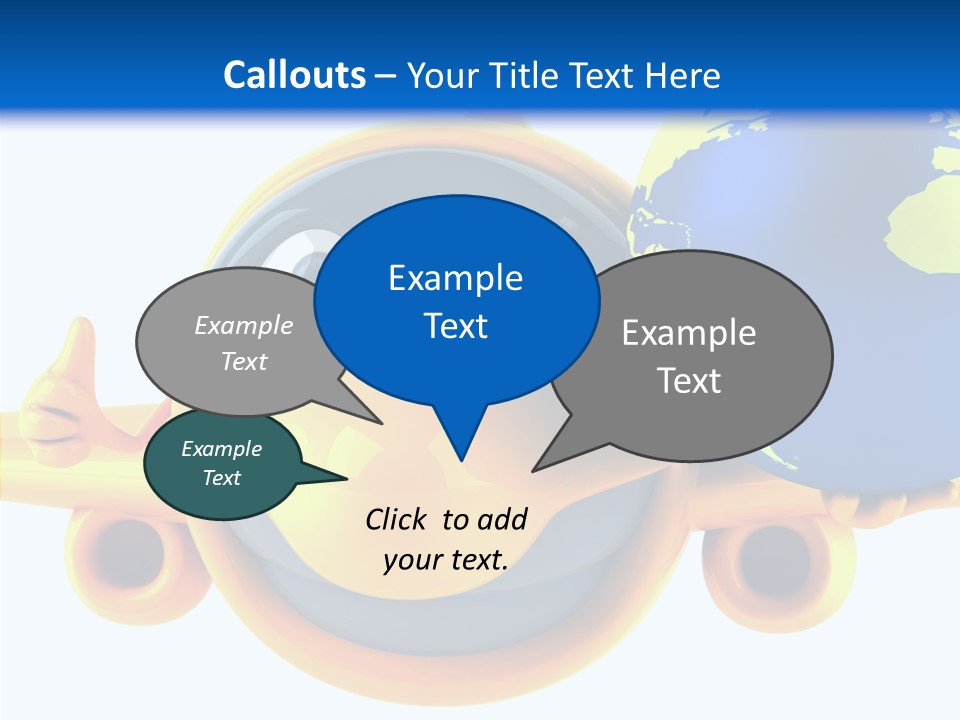 Wing Tourism Illustration PowerPoint Template