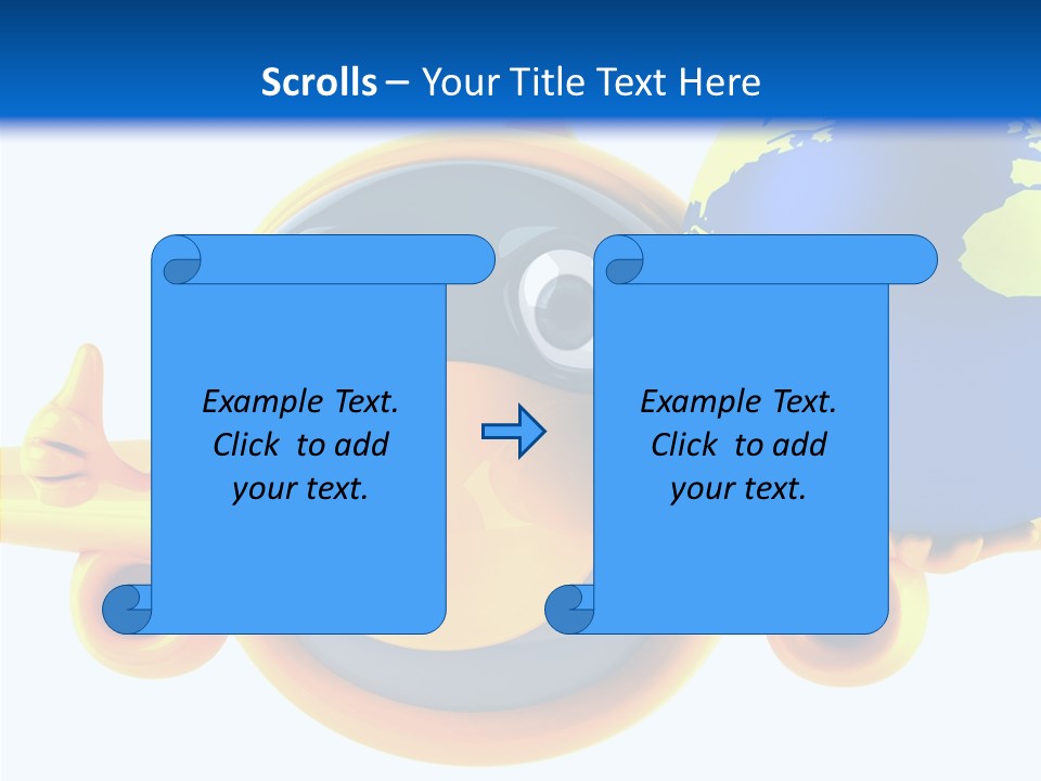 Wing Tourism Illustration PowerPoint Template