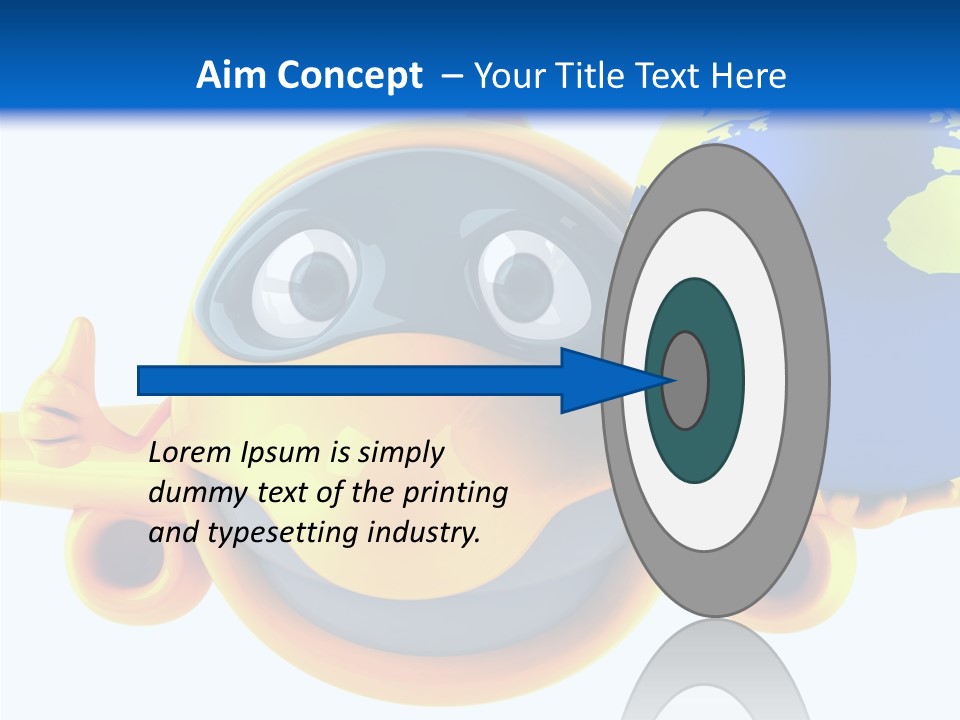 Wing Tourism Illustration PowerPoint Template