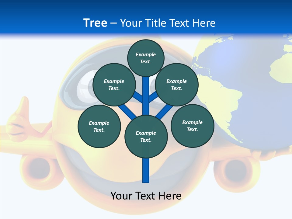 Wing Tourism Illustration PowerPoint Template