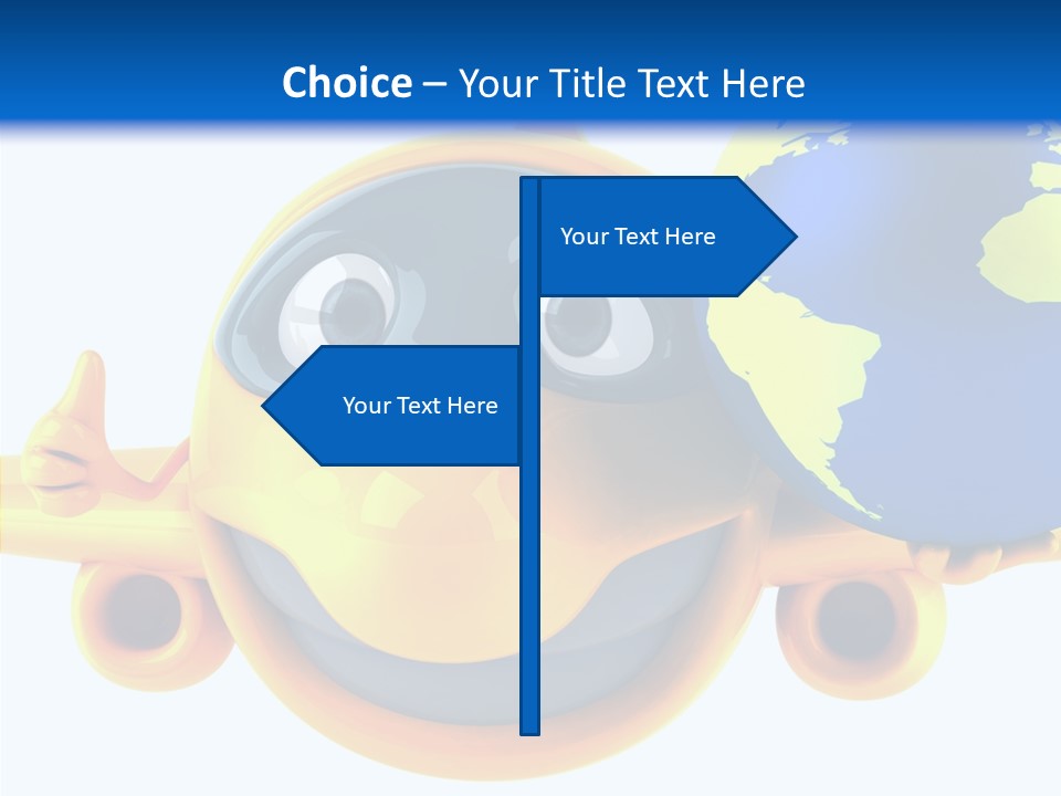 Wing Tourism Illustration PowerPoint Template