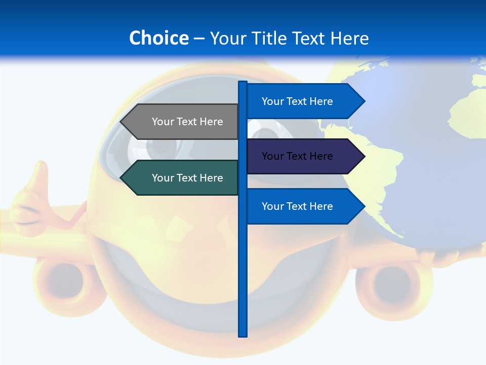 Wing Tourism Illustration PowerPoint Template