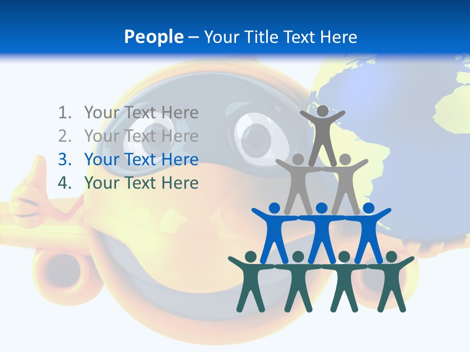 Wing Tourism Illustration PowerPoint Template