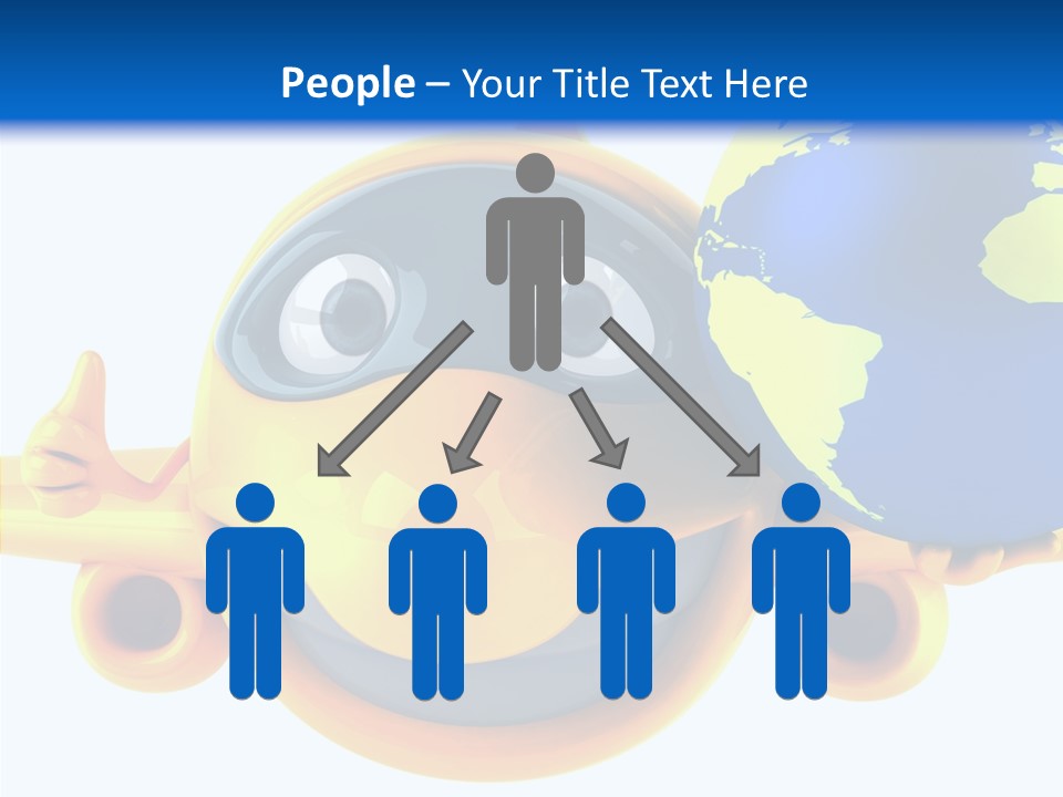 Wing Tourism Illustration PowerPoint Template