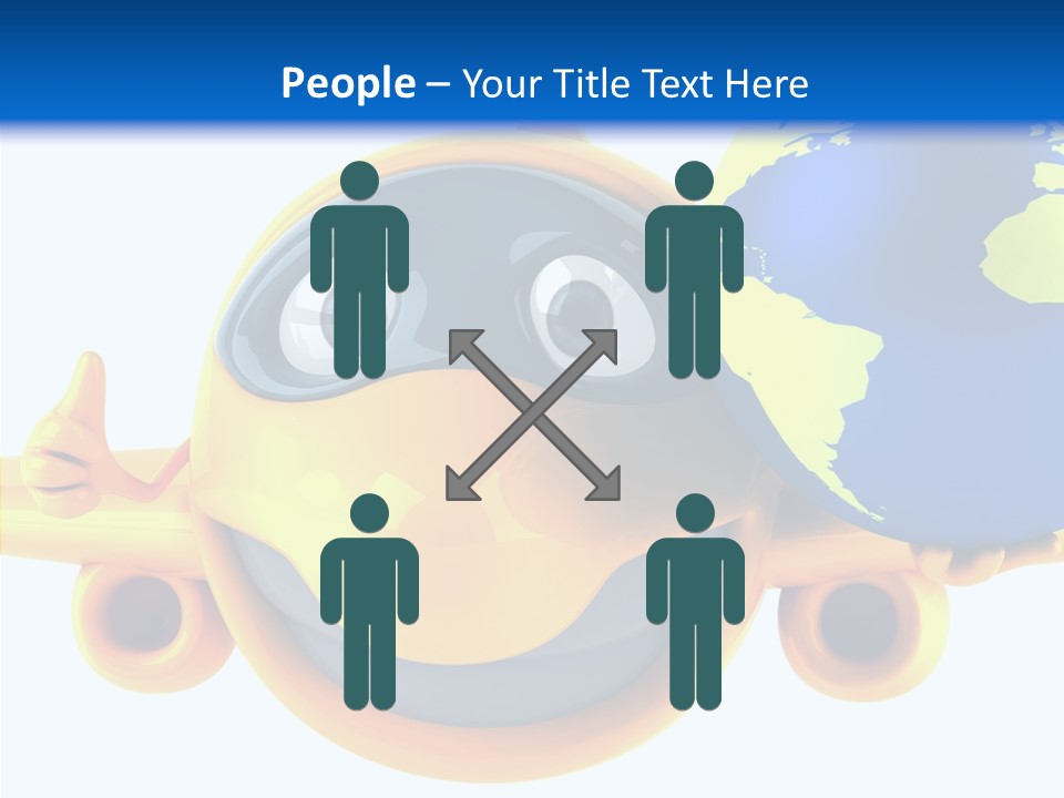 Wing Tourism Illustration PowerPoint Template