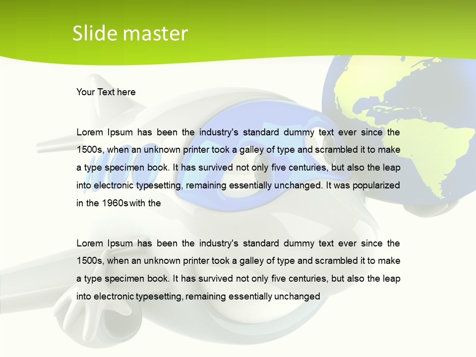 Transport International Tourism PowerPoint Template