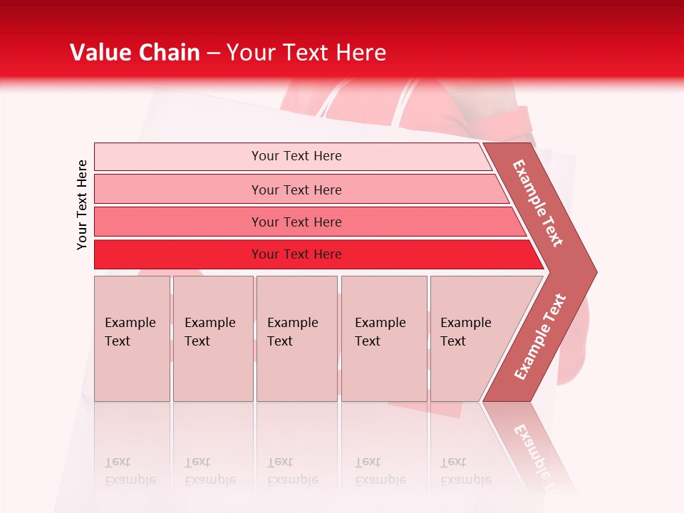 Close Up Blonde Shopping Bag PowerPoint Template