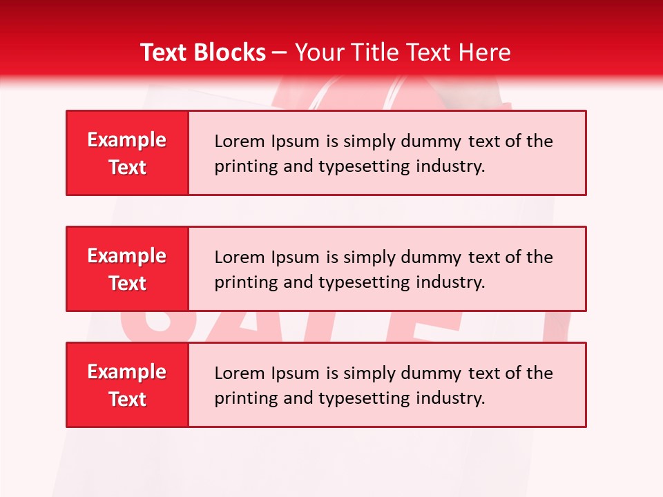 Close Up Blonde Shopping Bag PowerPoint Template