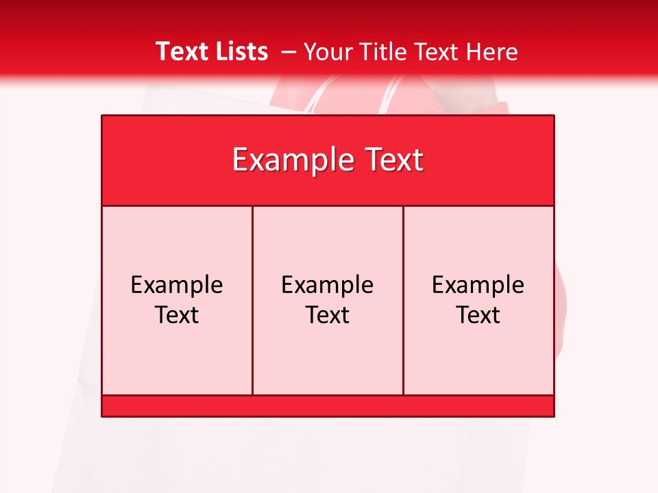 Close Up Blonde Shopping Bag PowerPoint Template