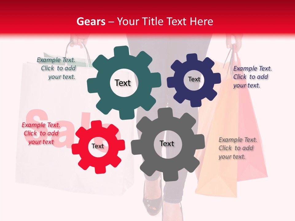 Modern Red Glamour PowerPoint Template