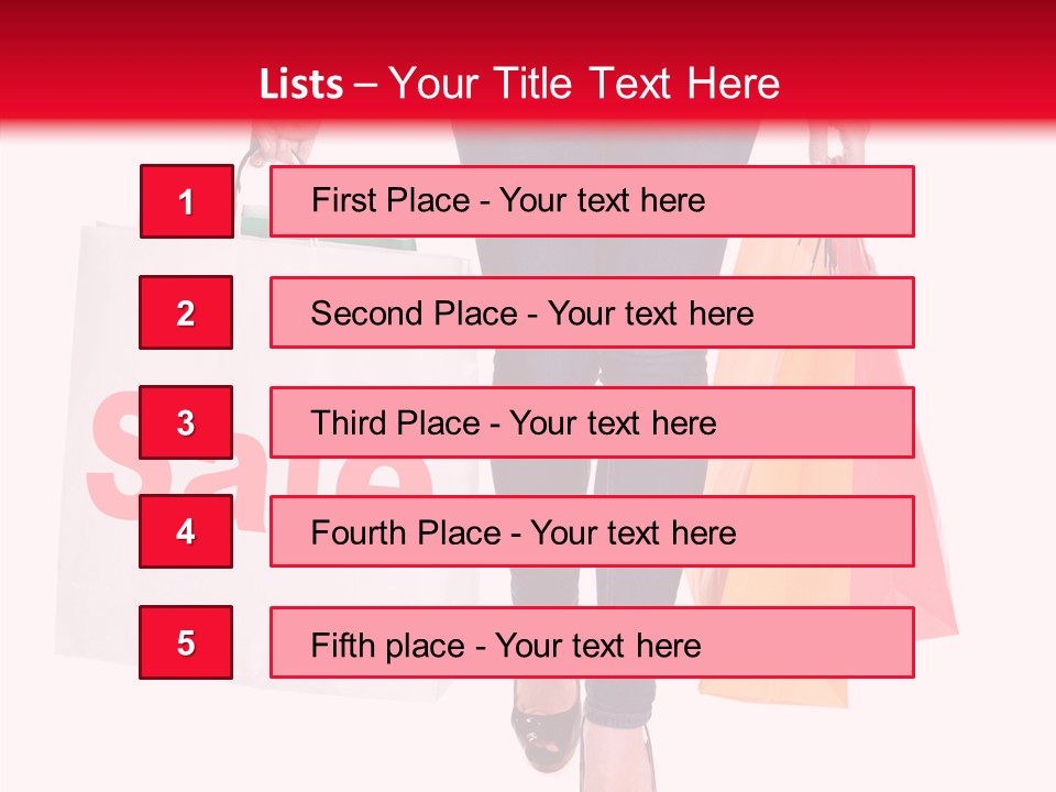 Modern Red Glamour PowerPoint Template