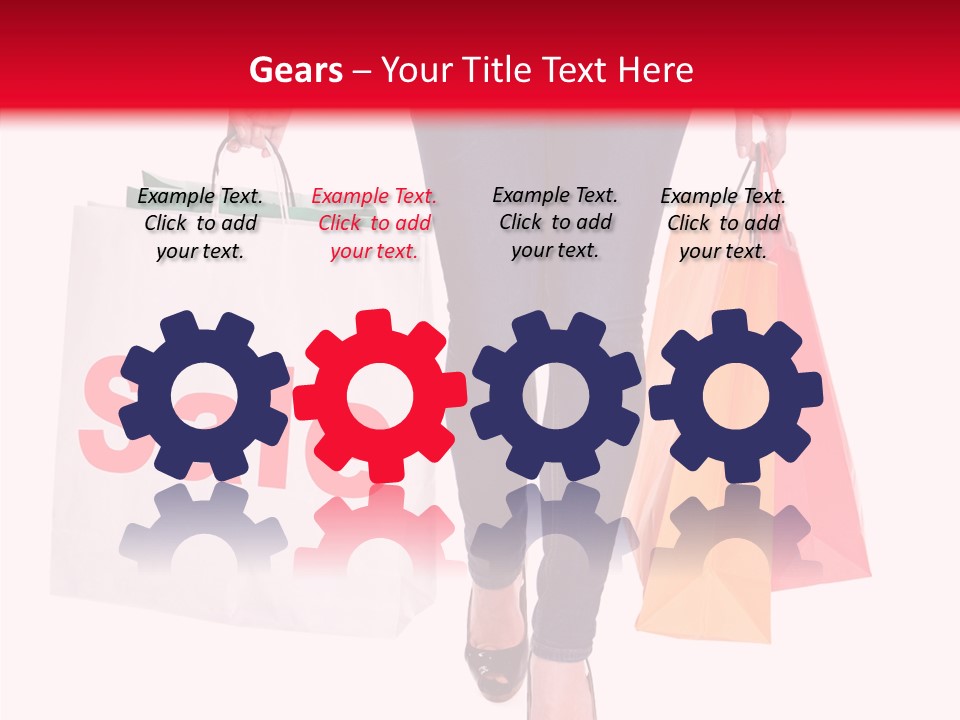 Modern Red Glamour PowerPoint Template