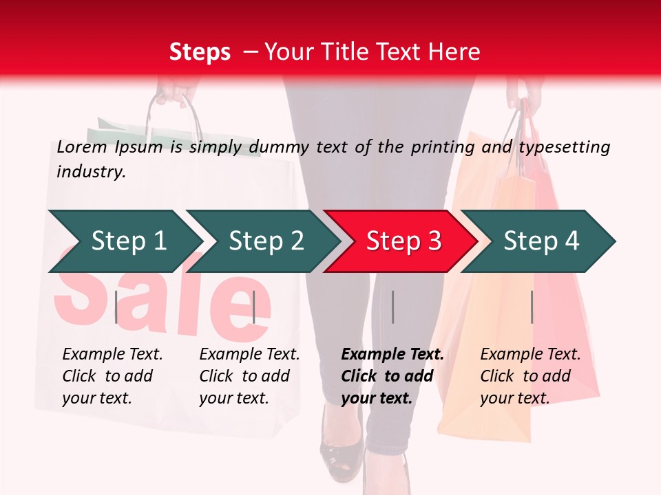 Modern Red Glamour PowerPoint Template