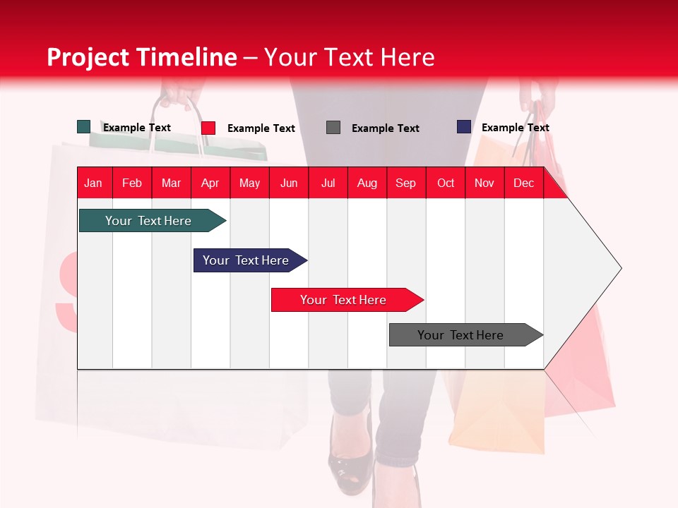 Modern Red Glamour PowerPoint Template