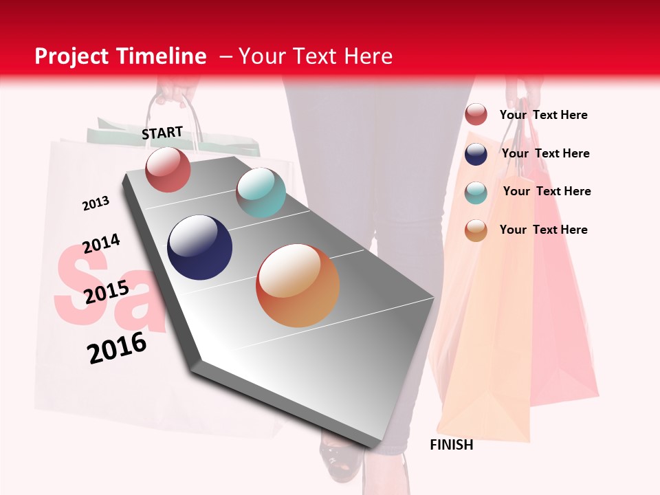 Modern Red Glamour PowerPoint Template