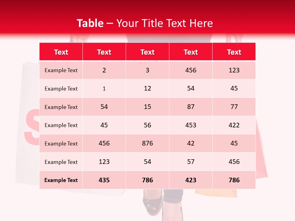 Modern Red Glamour PowerPoint Template