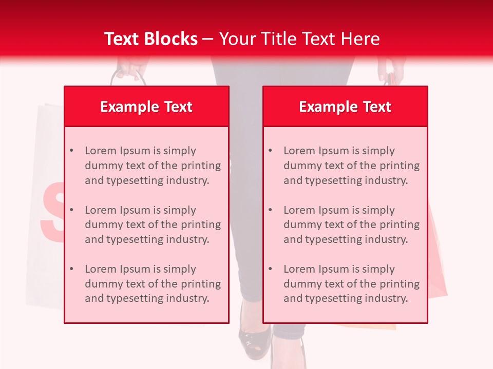 Modern Red Glamour PowerPoint Template