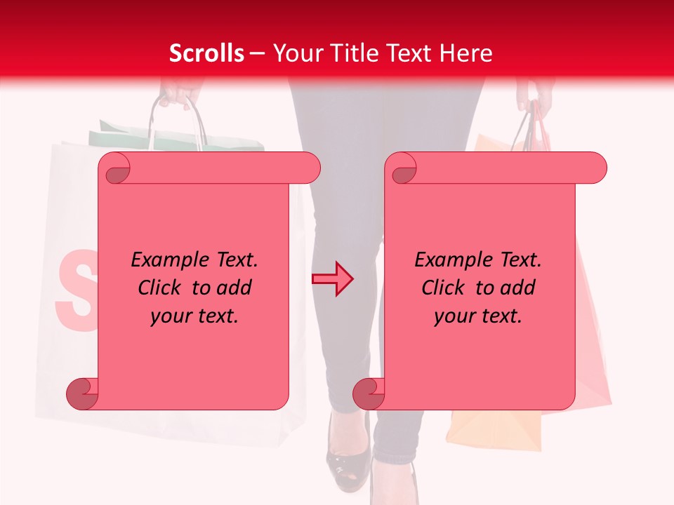 Modern Red Glamour PowerPoint Template