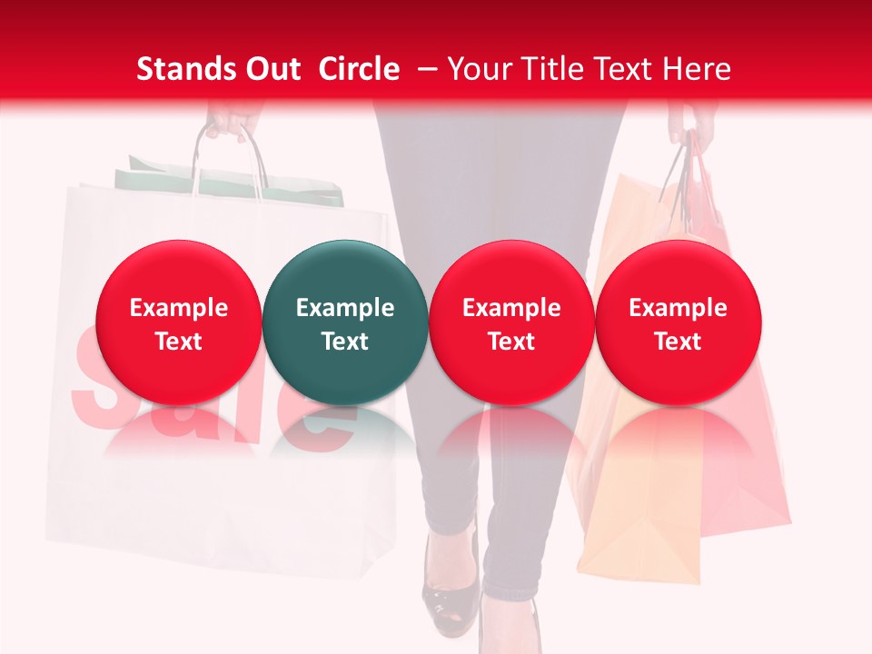 Modern Red Glamour PowerPoint Template