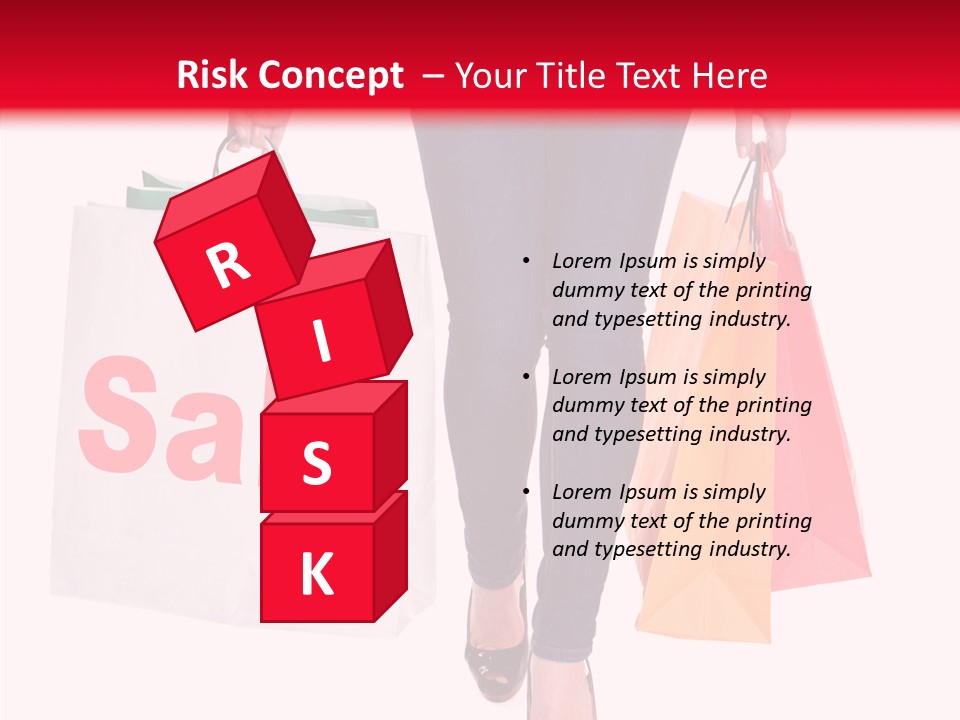 Modern Red Glamour PowerPoint Template