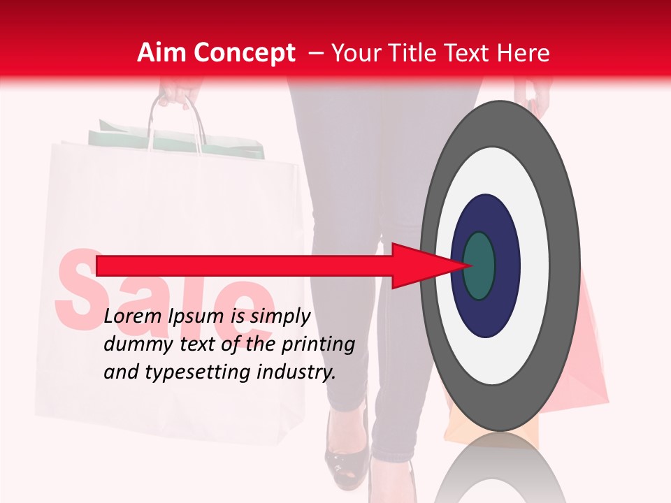Modern Red Glamour PowerPoint Template