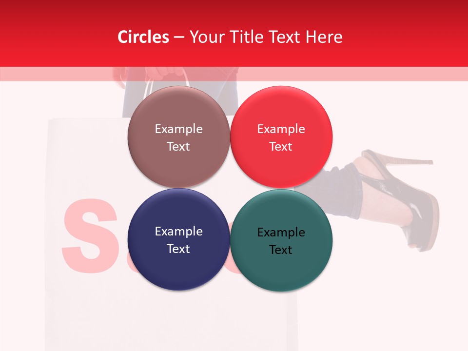 Female Modern Copy Space PowerPoint Template