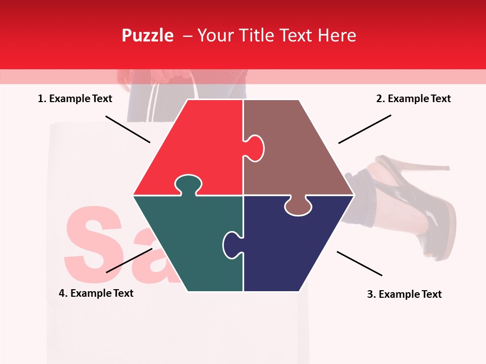 Female Modern Copy Space PowerPoint Template