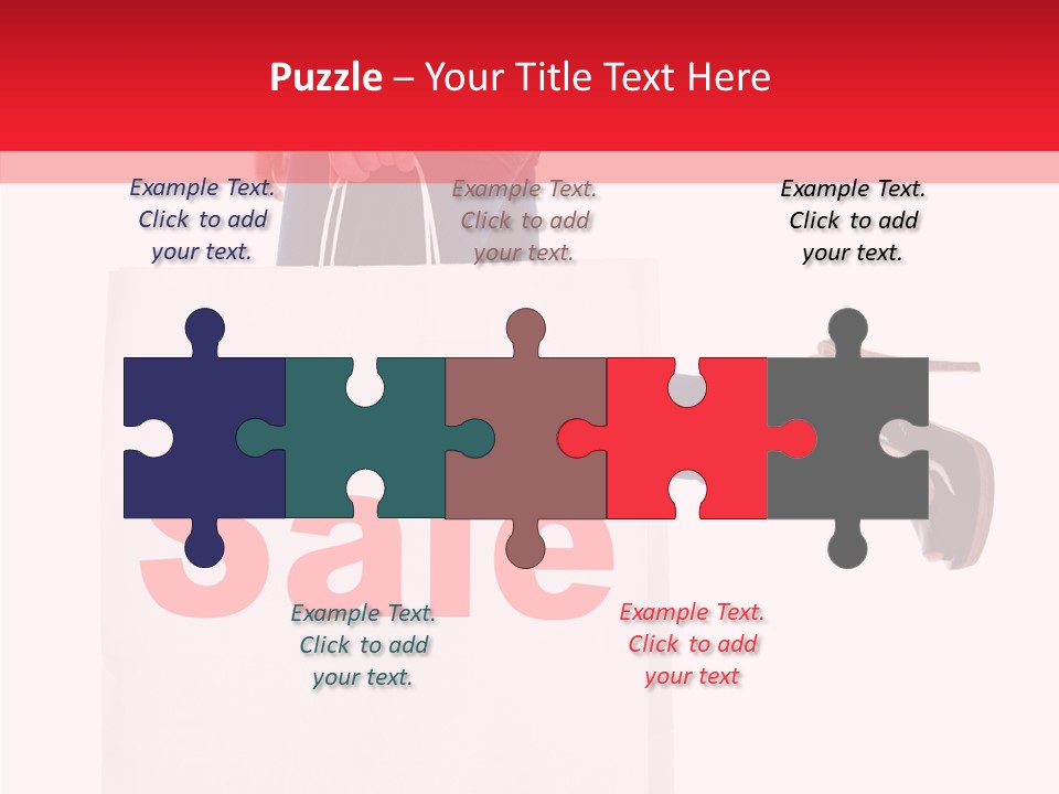 Female Modern Copy Space PowerPoint Template