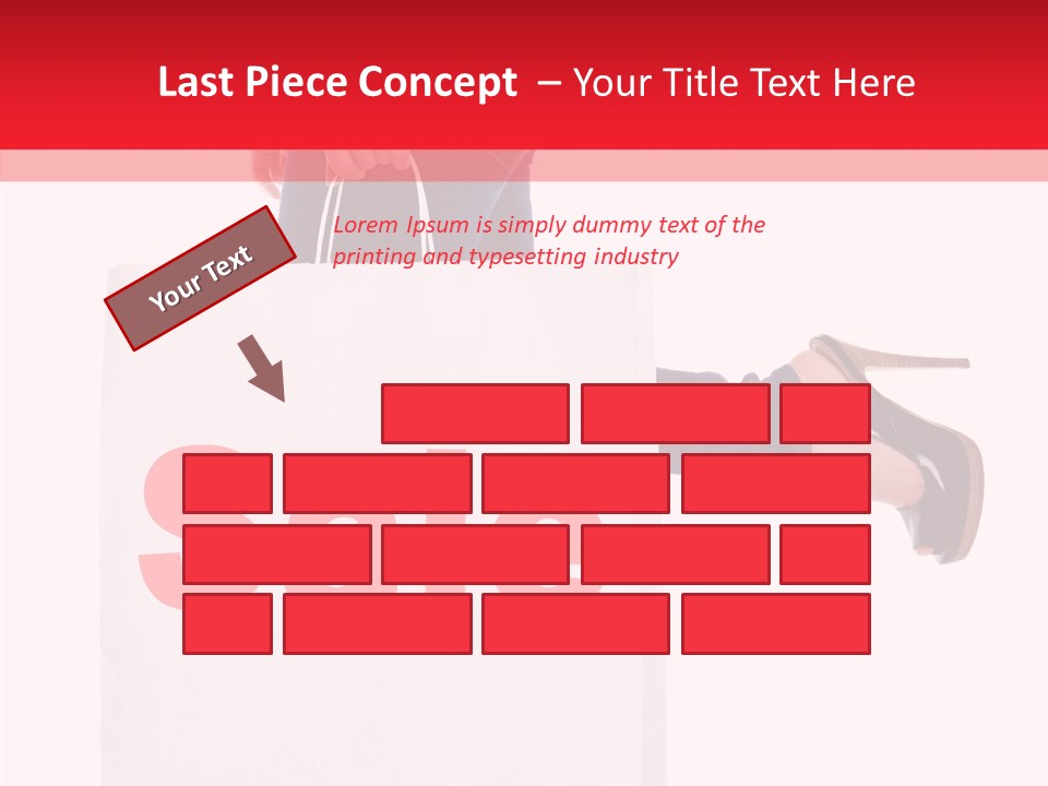 Female Modern Copy Space PowerPoint Template