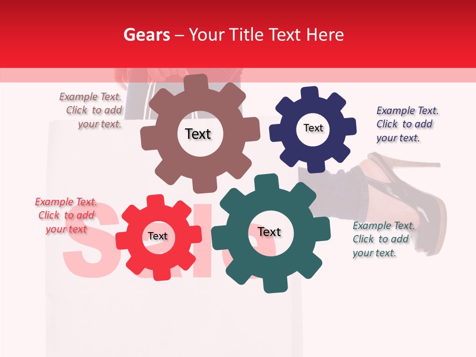 Female Modern Copy Space PowerPoint Template