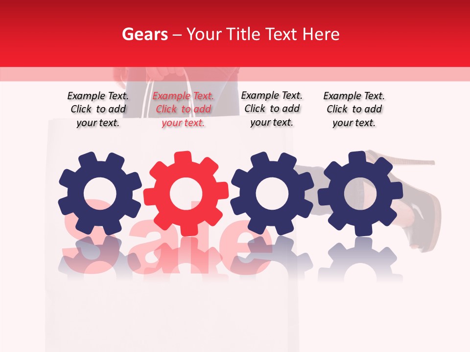 Female Modern Copy Space PowerPoint Template