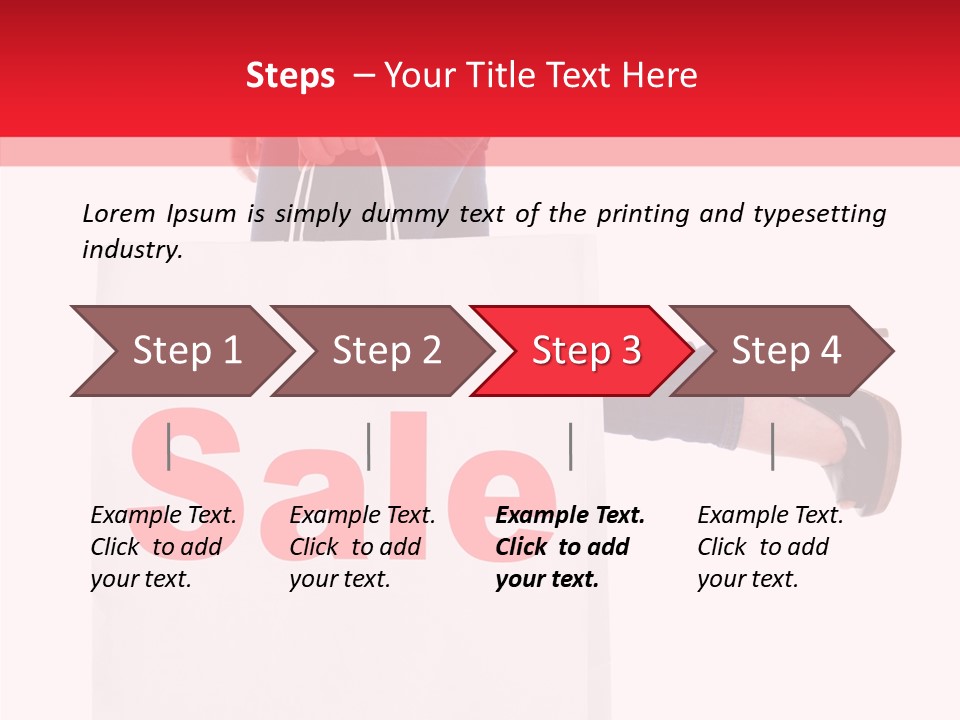 Female Modern Copy Space PowerPoint Template