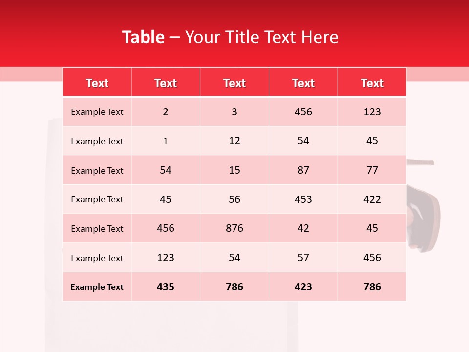 Female Modern Copy Space PowerPoint Template