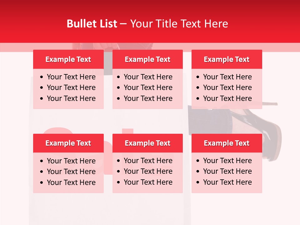 Female Modern Copy Space PowerPoint Template