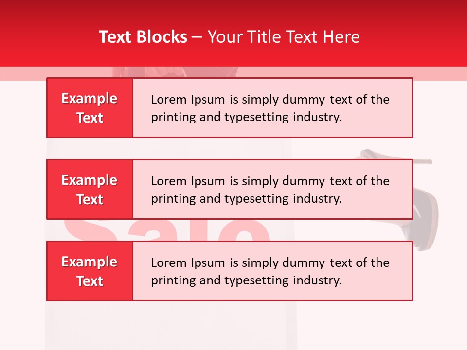 Female Modern Copy Space PowerPoint Template
