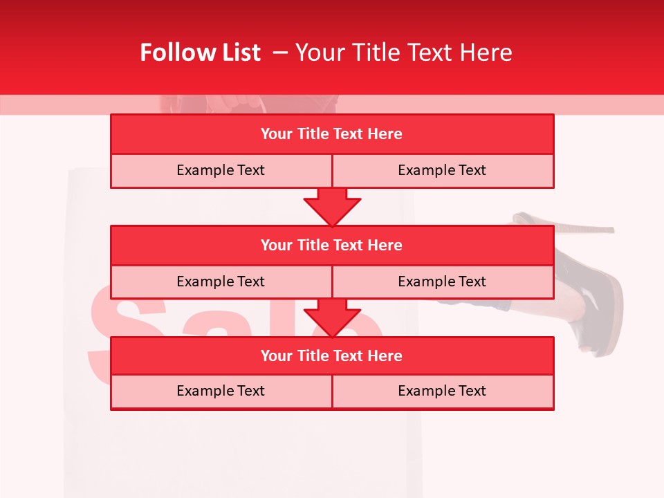 Female Modern Copy Space PowerPoint Template